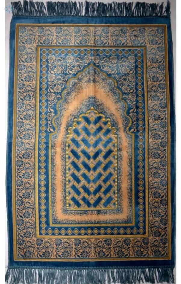 Essentials › Prayer Mats › Islamic prayer mat with Cutwork (Janamaz ...