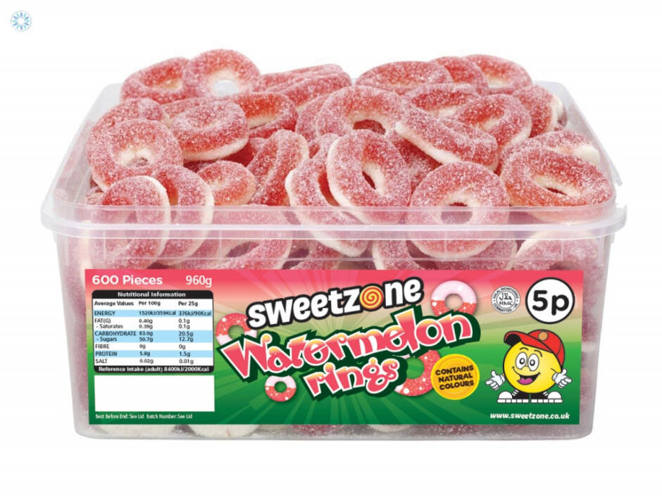 Halal Foods › Halal Sweets › Watermelon Rings (120 pieces in SweetZone ...