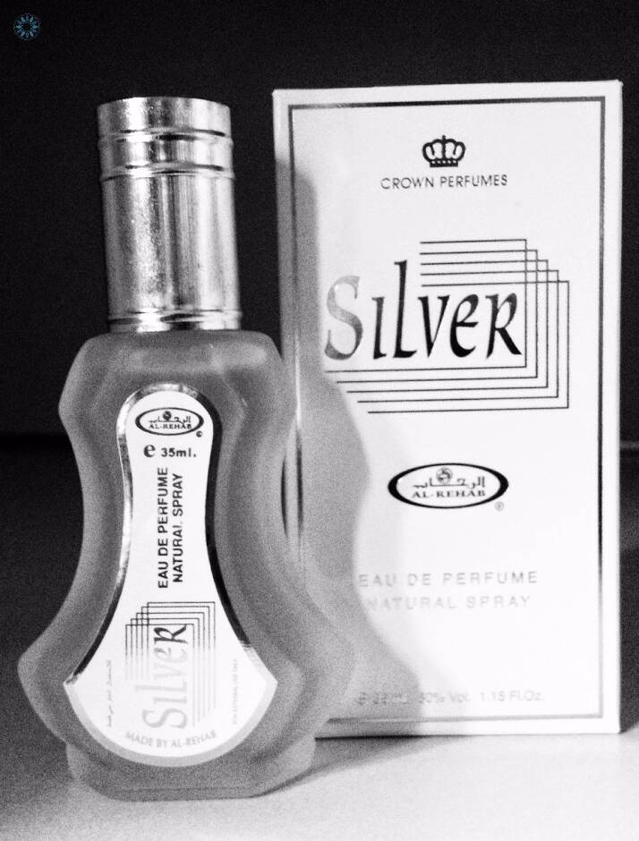 Silver by Al Rehab EDP 35ml 100% Authentic Arabian Natural 