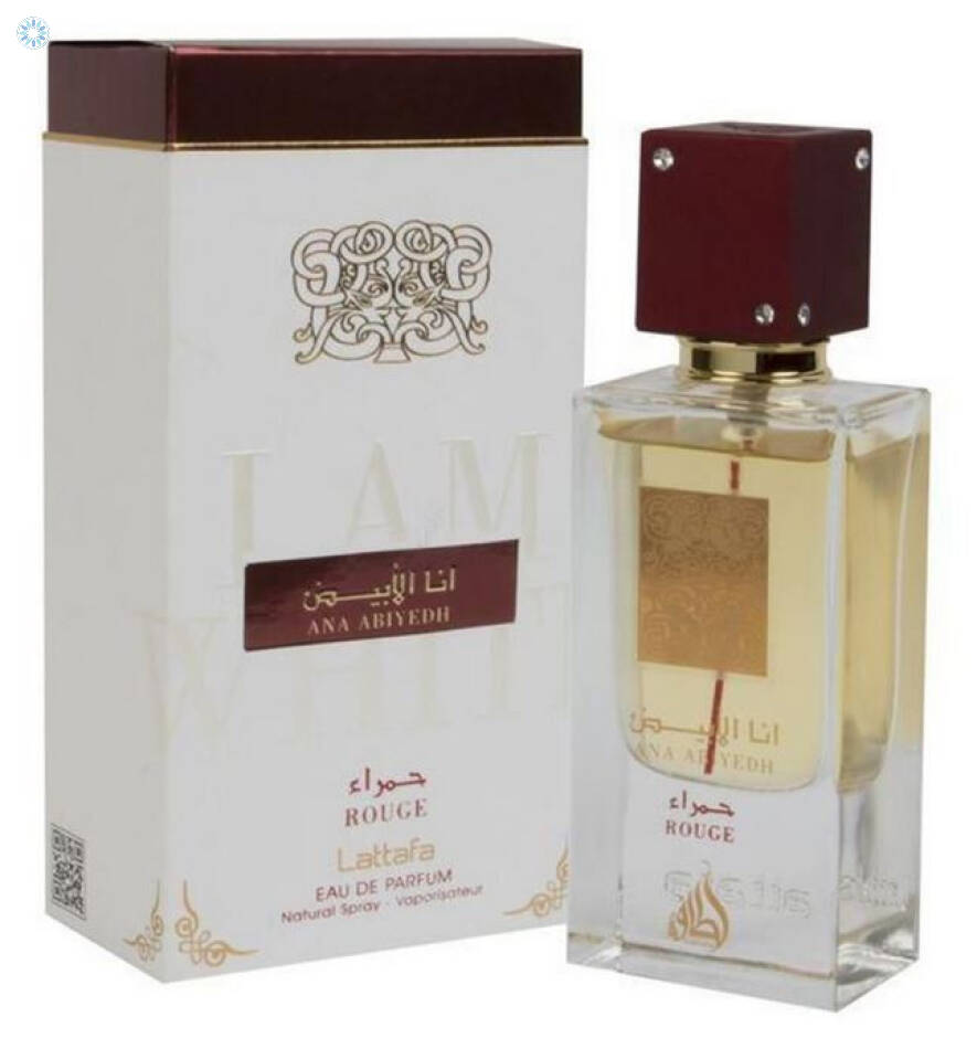 Parfum " I am White Ana Abiyedh Rouge. ana al abiyad perfume. 