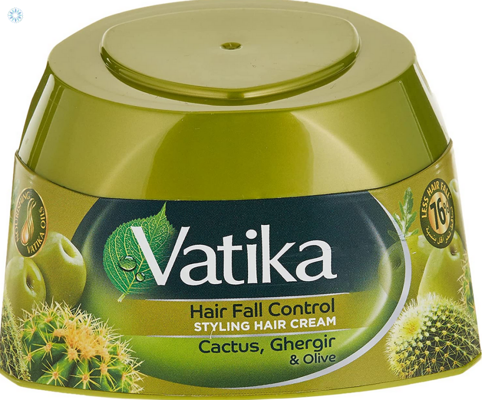Health › Hair Care & Beauty › Vatika Naturals Hair Fall Control Styling  Hair Cream Olive, Cactus, Ghergir and Olive