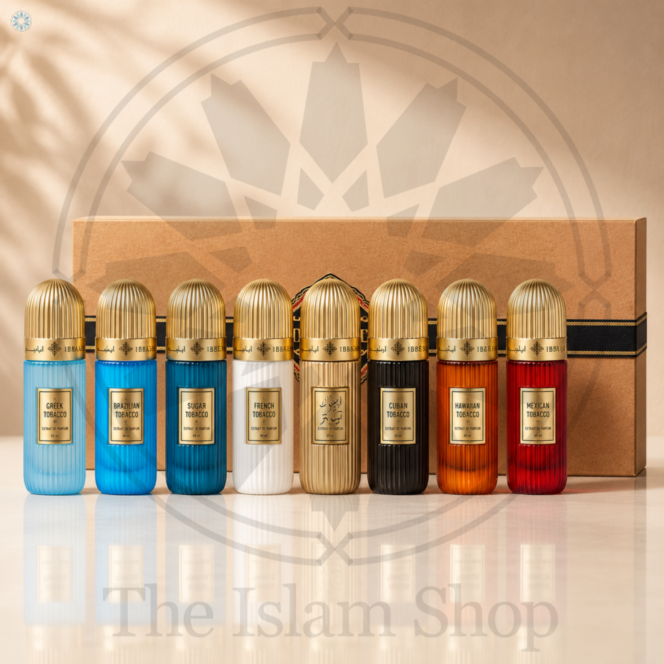 Perfumes › Eau De Parfum › IBRAQ by Ibrahim Al Qurashi Brazilian Tobacco  Collection Gift Set – 9 x 20ml Eau de Parfum