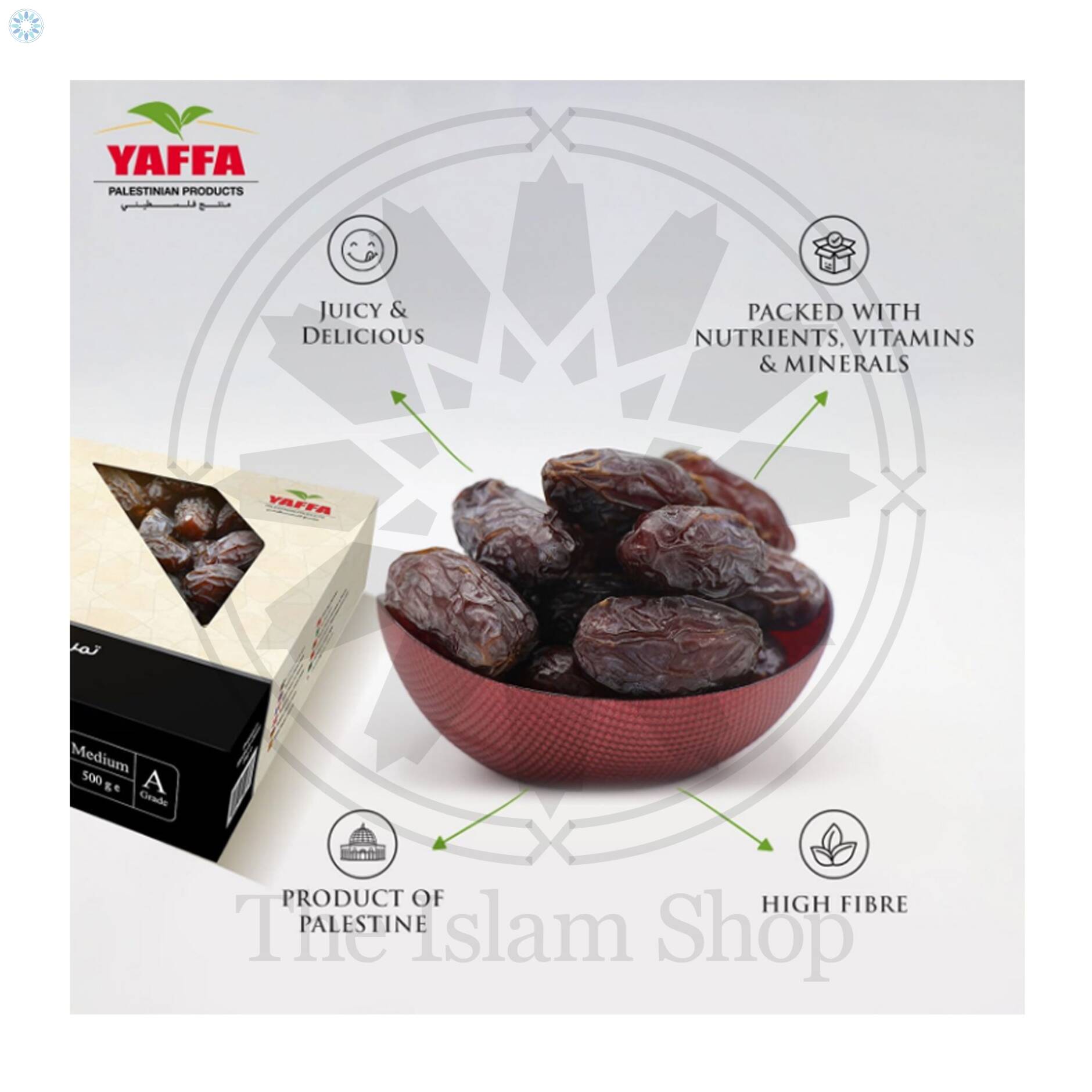 Halal Foods › Palestinian Products › Palestinian Medjoul Dates Medium ...